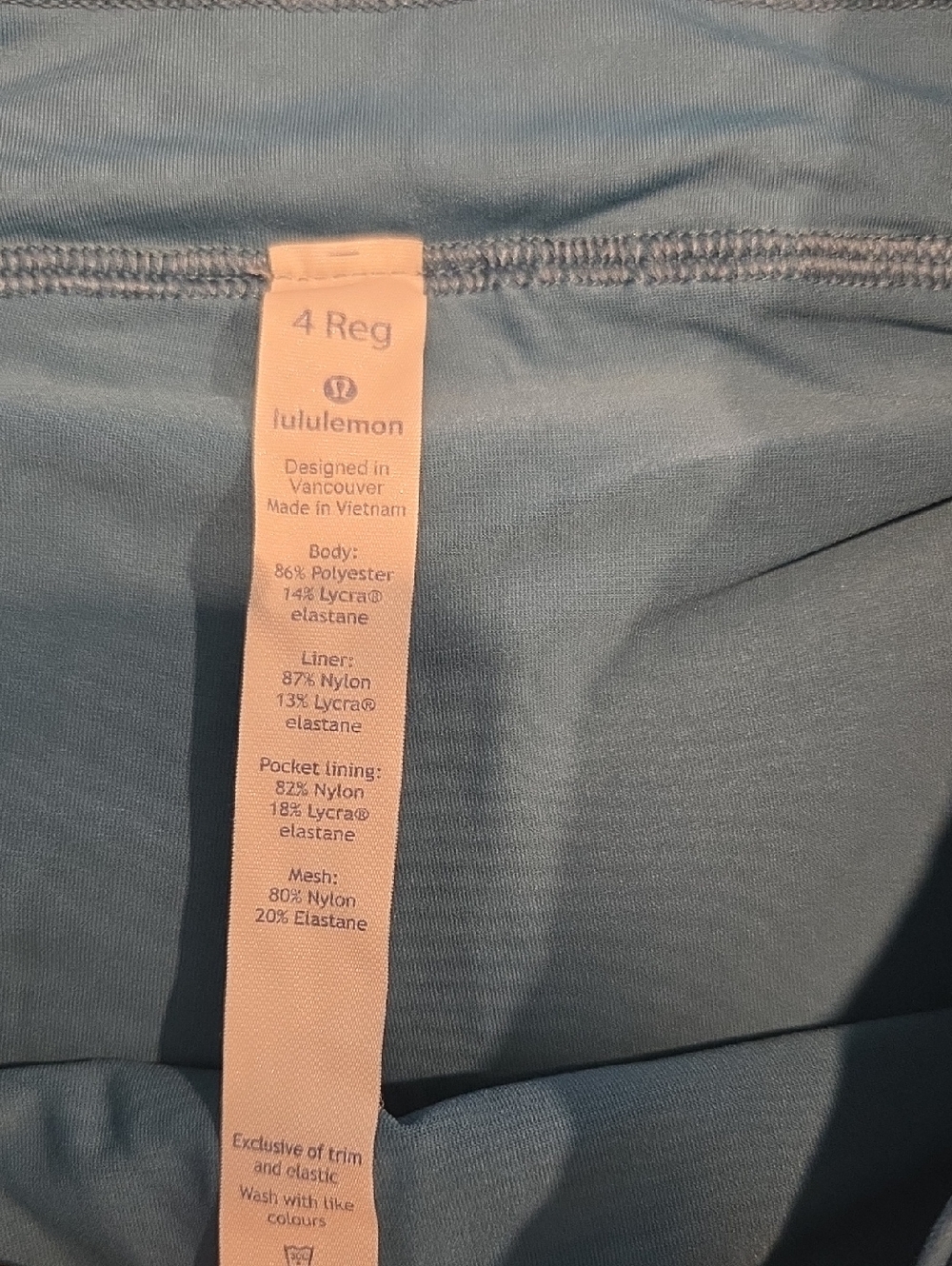 Lululemon Women’s Blue Tennis Pickleball Skort Skirt - Picture 2 of 3